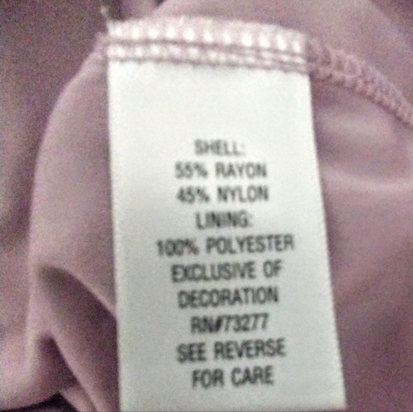 Apt 9 Lace V-Neck Pink Top Petite Small - Picture 6 of 6